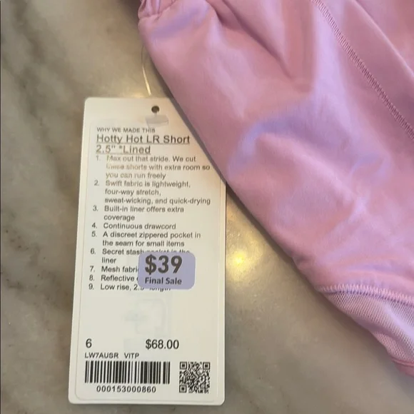 lululemon athletica Pink Athletic Shorts - Picture 3 of 4